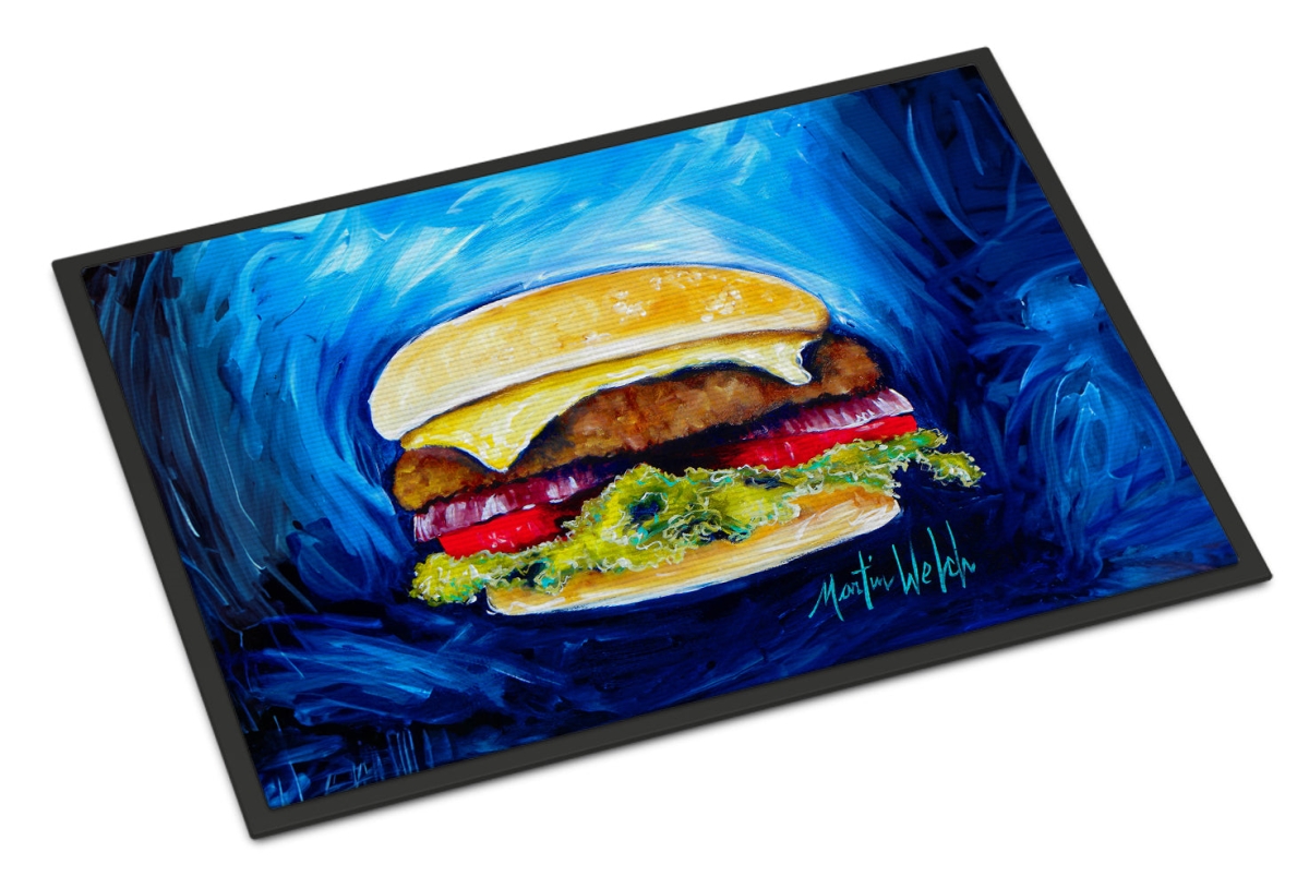 MW2080JMAT 24 x 36 in. I Want Mine Dressed Hamburger Doormat