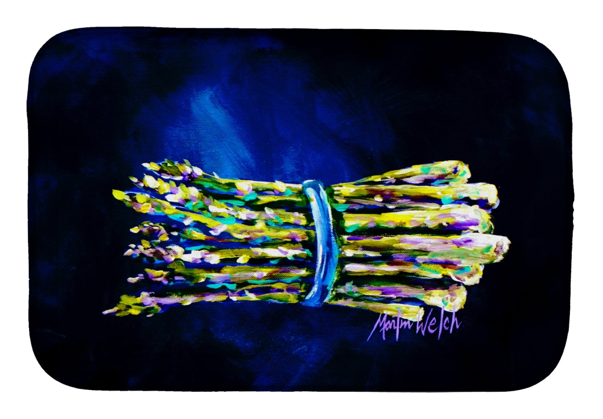 Picture of Carolines Treasures MW2083DDM 21 x 14 in. Jaimies Bunch Asparagas Dish Drying Mat
