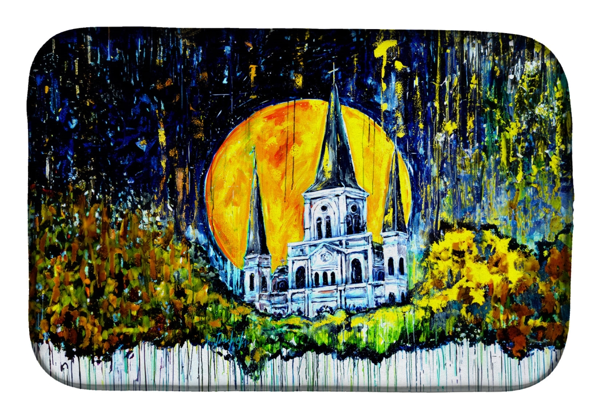 Picture of Carolines Treasures MW2097DDM 21 x 14 in. Moonlight Shadows Dish Drying Mat