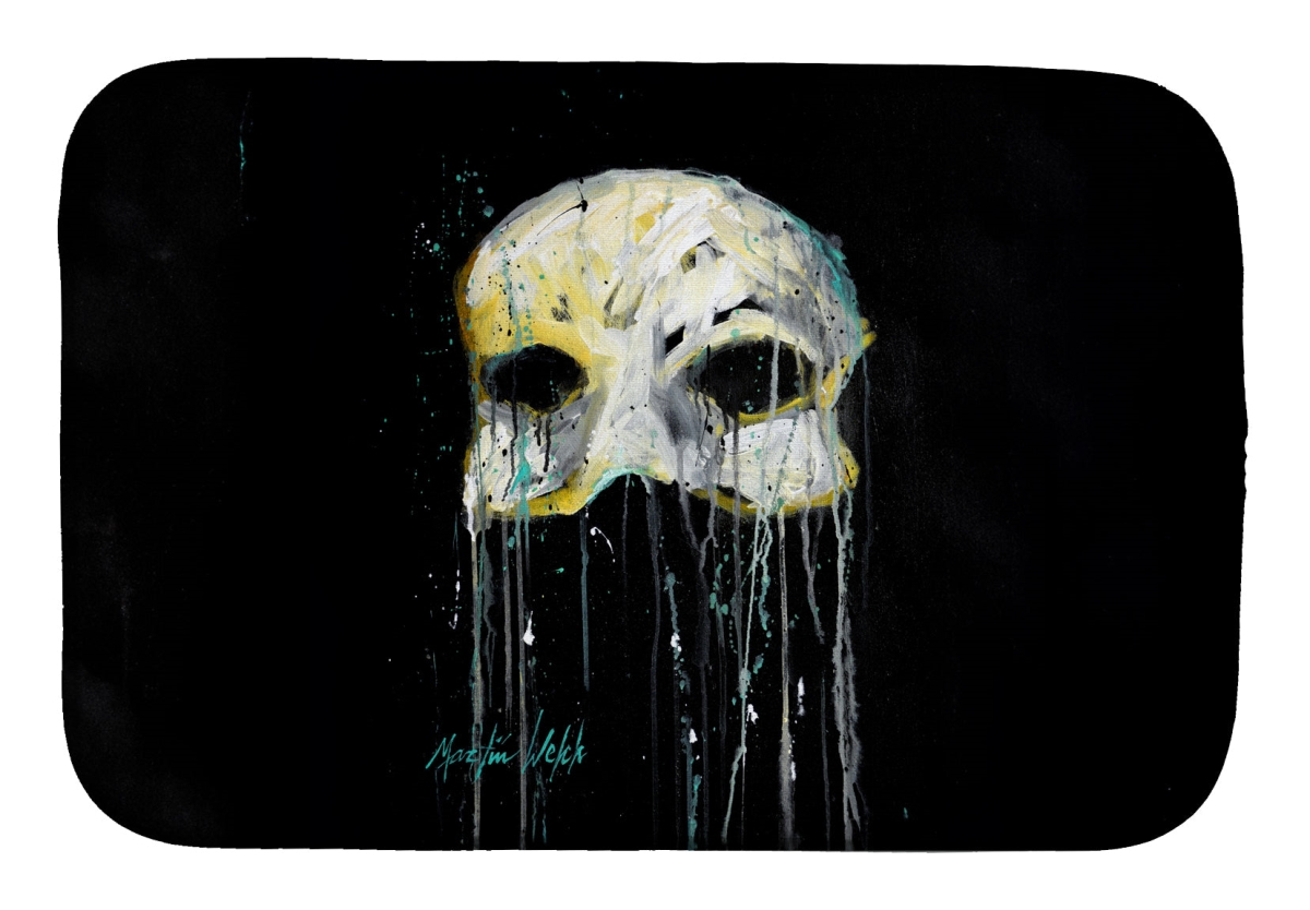 Picture of Carolines Treasures MW2099DDM 21 x 14 in. Mysterious Mask Dish Drying Mat