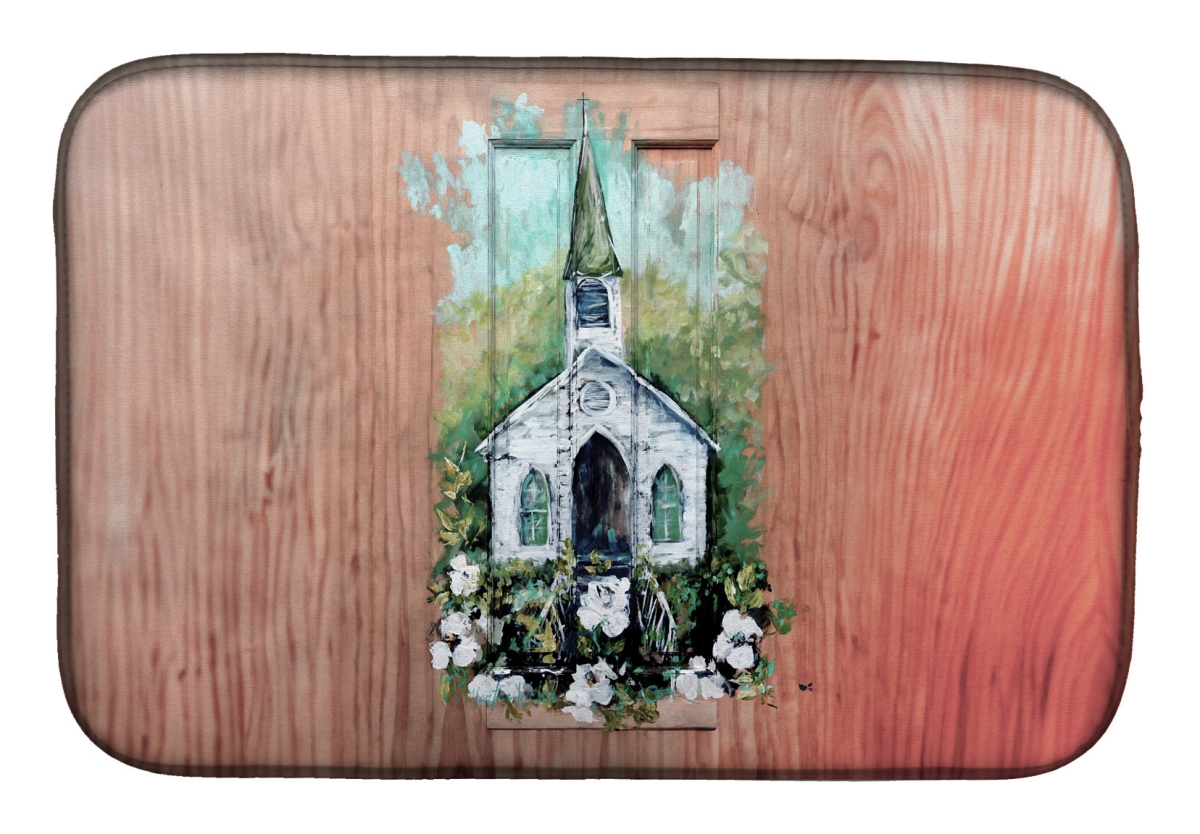 Picture of Carolines Treasures MW2103DDM 21 x 14 in. Nostalgic Zion AME Dish Drying Mat