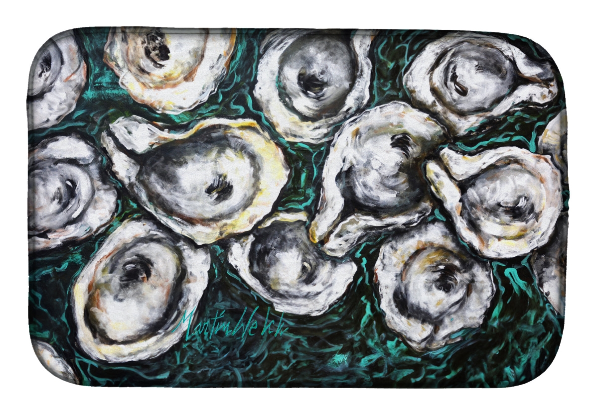 Picture of Carolines Treasures MW2107DDM 21 x 14 in. Oyster Lily Dish Drying Mat