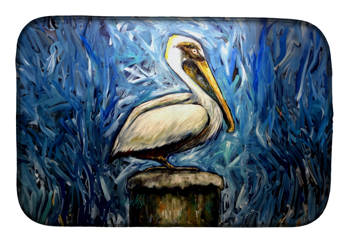 Picture of Carolines Treasures MW2110DDM 21 x 14 in. Pelican Blues Dish Drying Mat