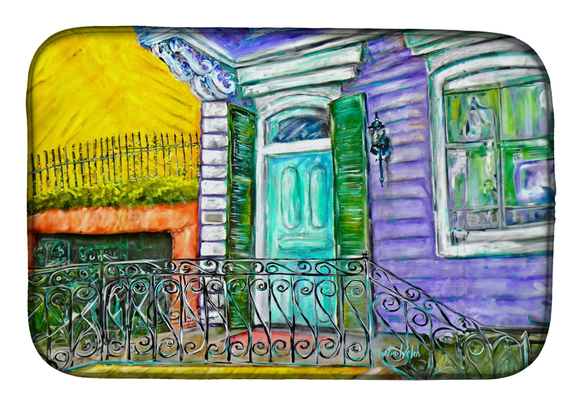 Picture of Carolines Treasures MW2140DDM 21 x 14 in. The House Next Door Dish Drying Mat