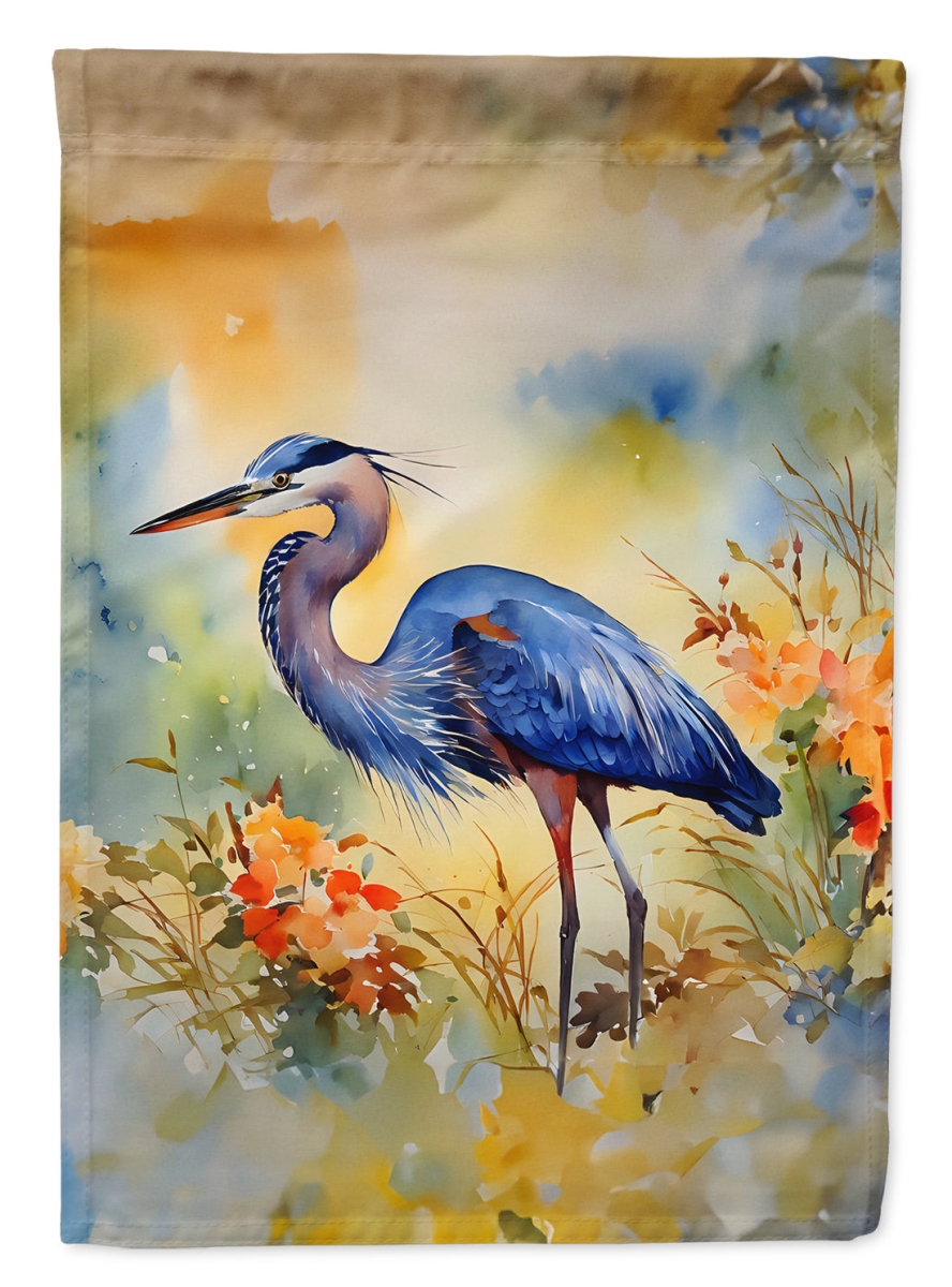 DAC2846GF 15.5 x 11.25 in. Blue Heron Garden Flag