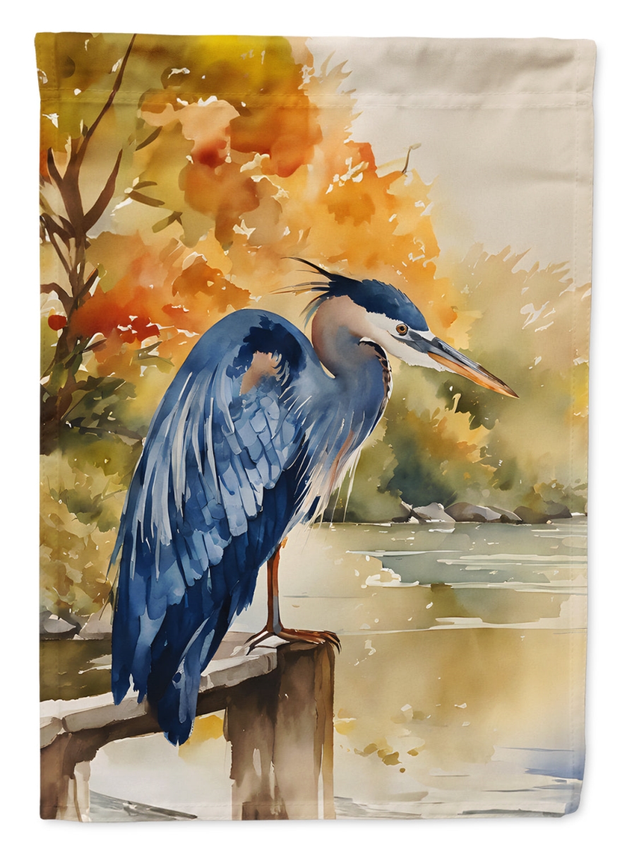 DAC2849GF 15.5 x 11.25 in. Blue Heron Garden Flag