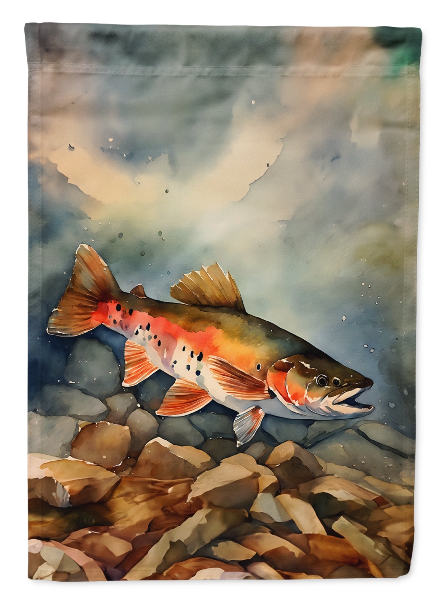 DAC2775CHF 40 x 28 in. Brook Trout House Flag