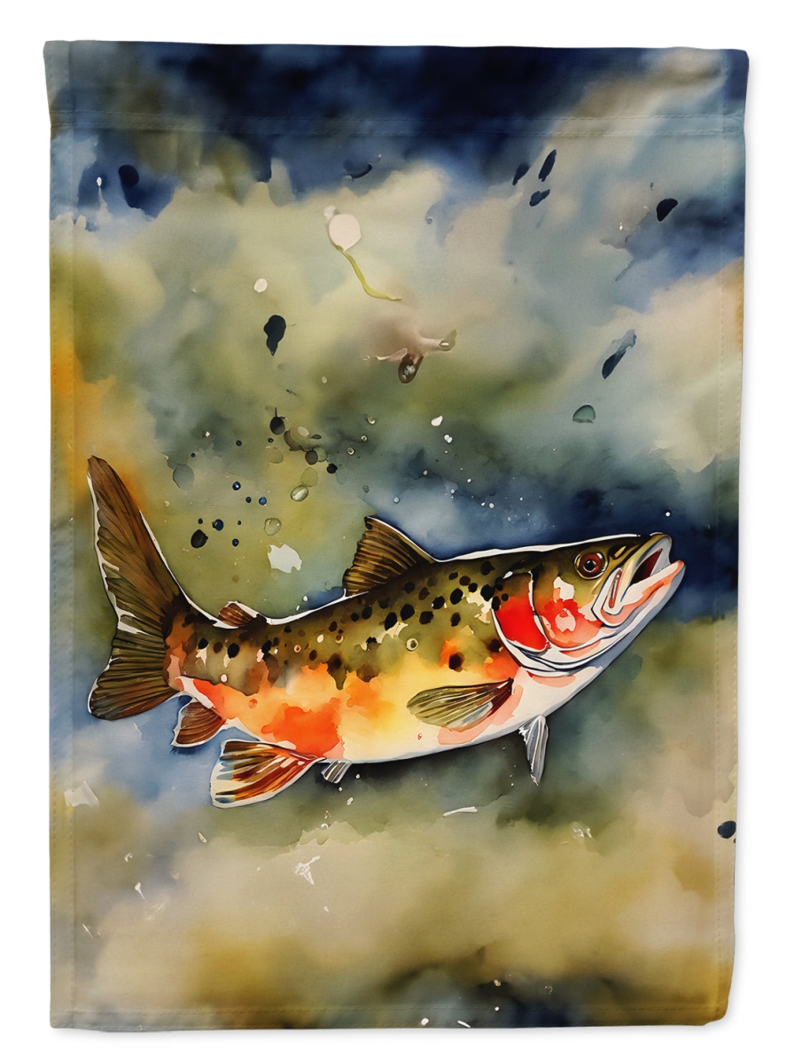 DAC2776CHF 40 x 28 in. Brook Trout House Flag