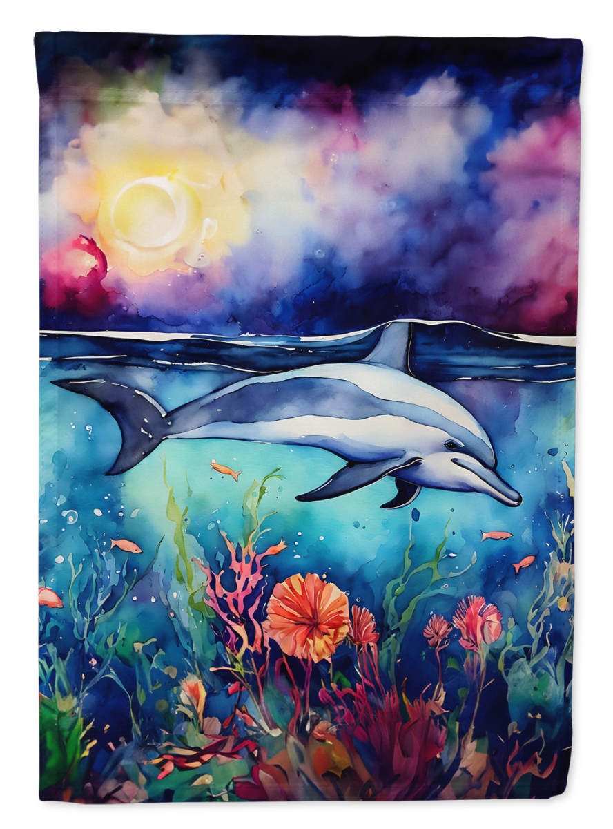 DAC2782CHF 40 x 28 in. Dolphin House Flag