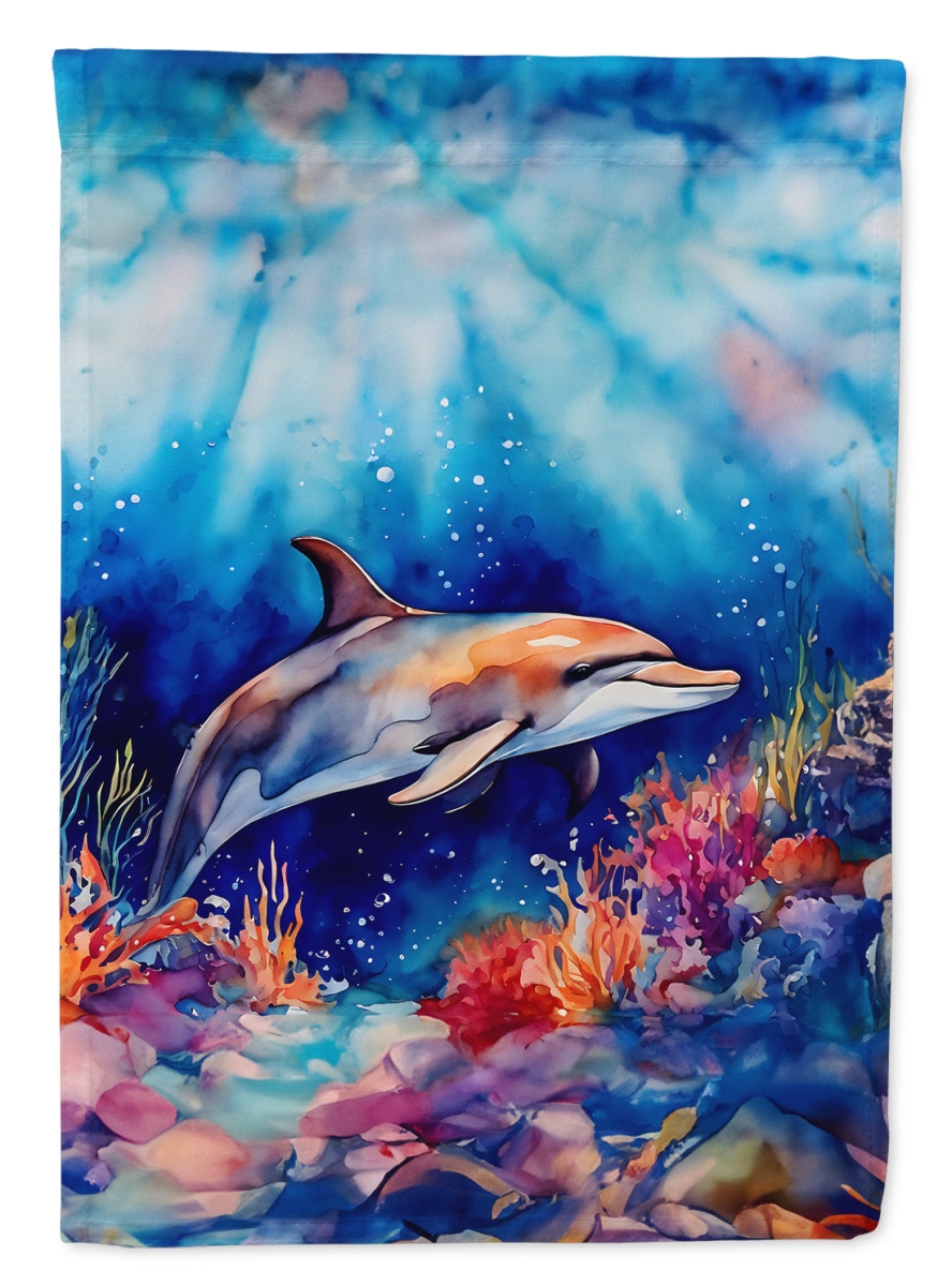 DAC2783CHF 40 x 28 in. Dolphin House Flag