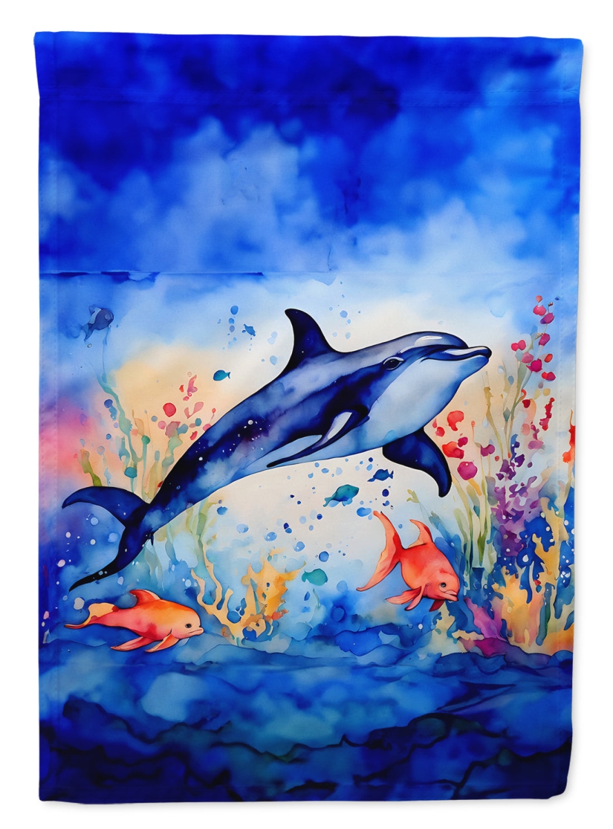 DAC2784CHF 40 x 28 in. Dolphin House Flag