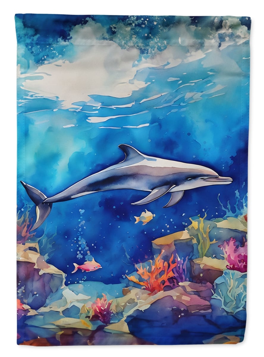 DAC2785CHF 40 x 28 in. Dolphin House Flag