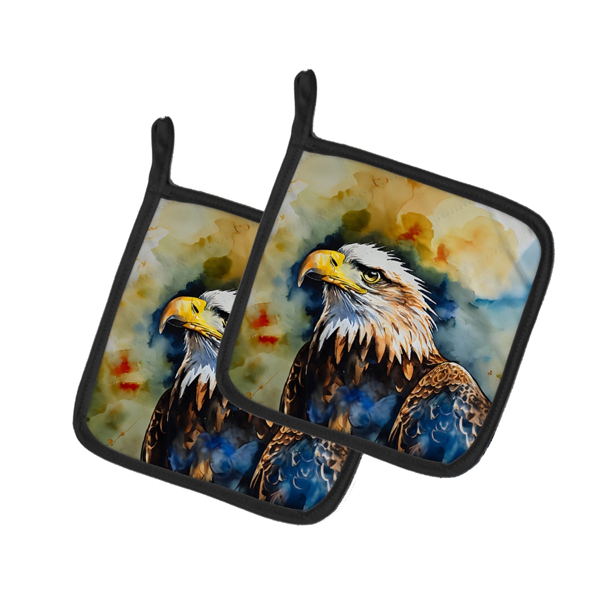 DAC3208PTHD 7.5 x 7.5 in. Eagle Pot Holders - Set of 2