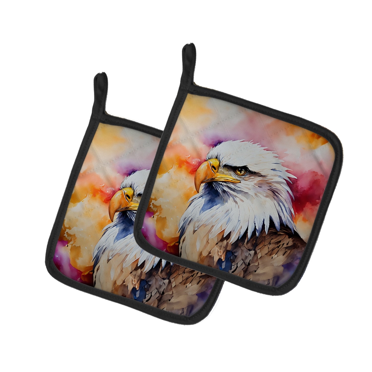DAC3214PTHD 7.5 x 7.5 in. Eagle Pot Holders - Set of 2