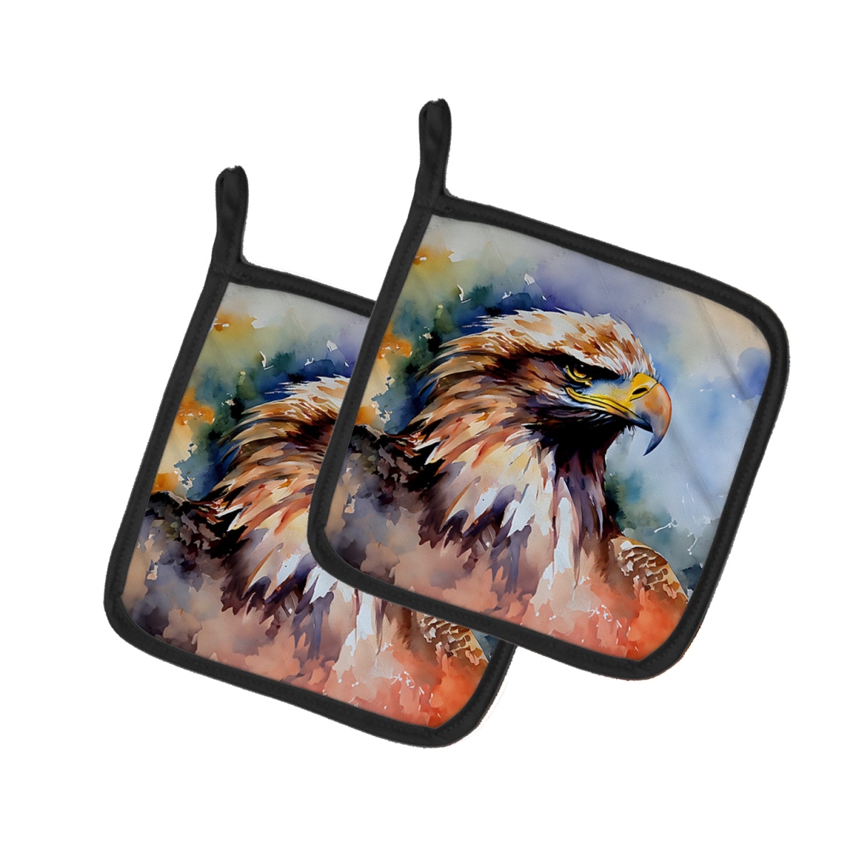 DAC3216PTHD 7.5 x 7.5 in. Eagle Pot Holders - Set of 2