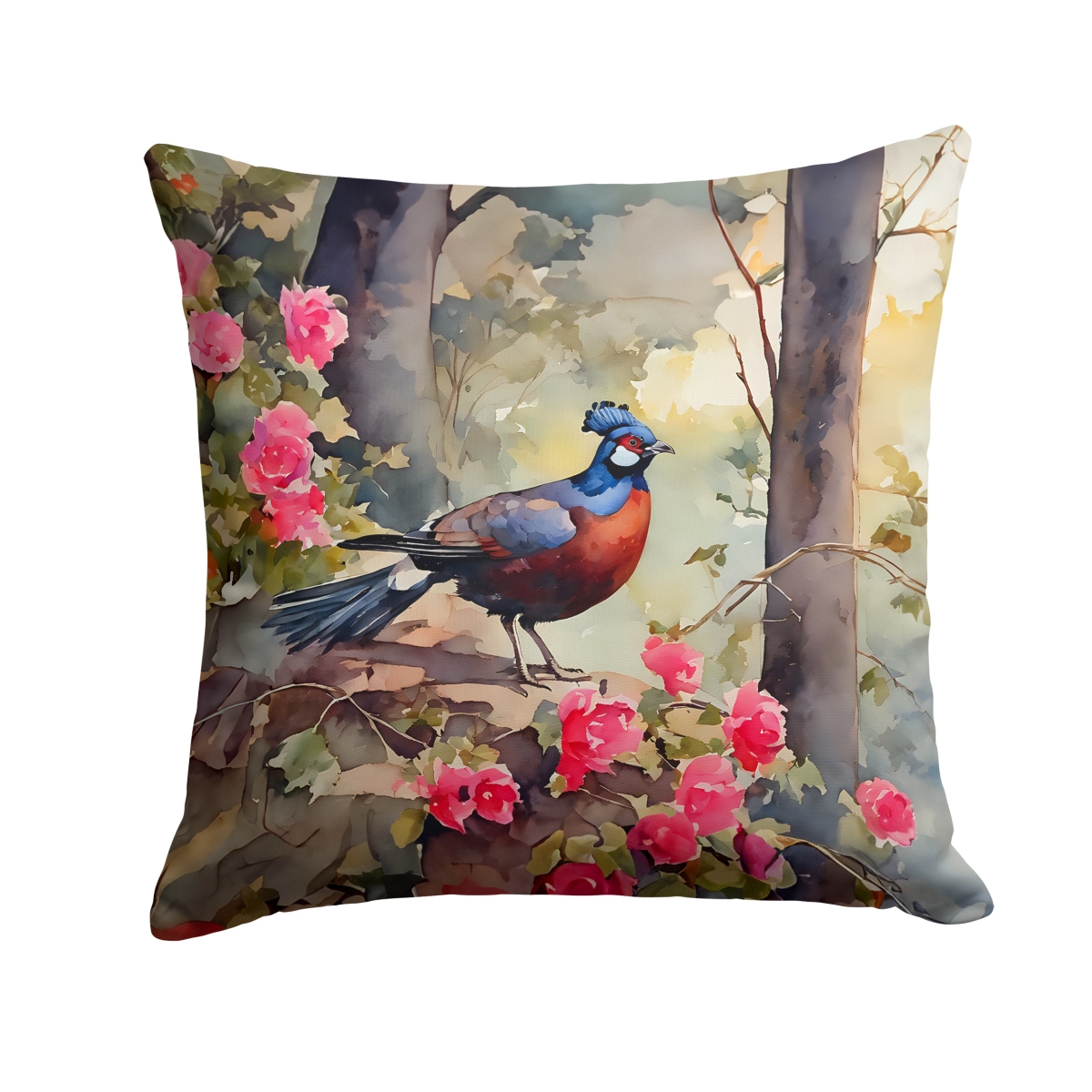DAC3259PW1818 18 x 18 in. Pheasant Throw Pillow