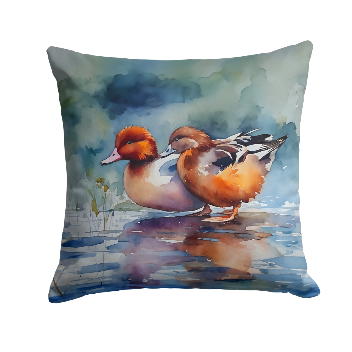 DAC3264PW1818 18 x 18 in. Redhead Duck Throw Pillow