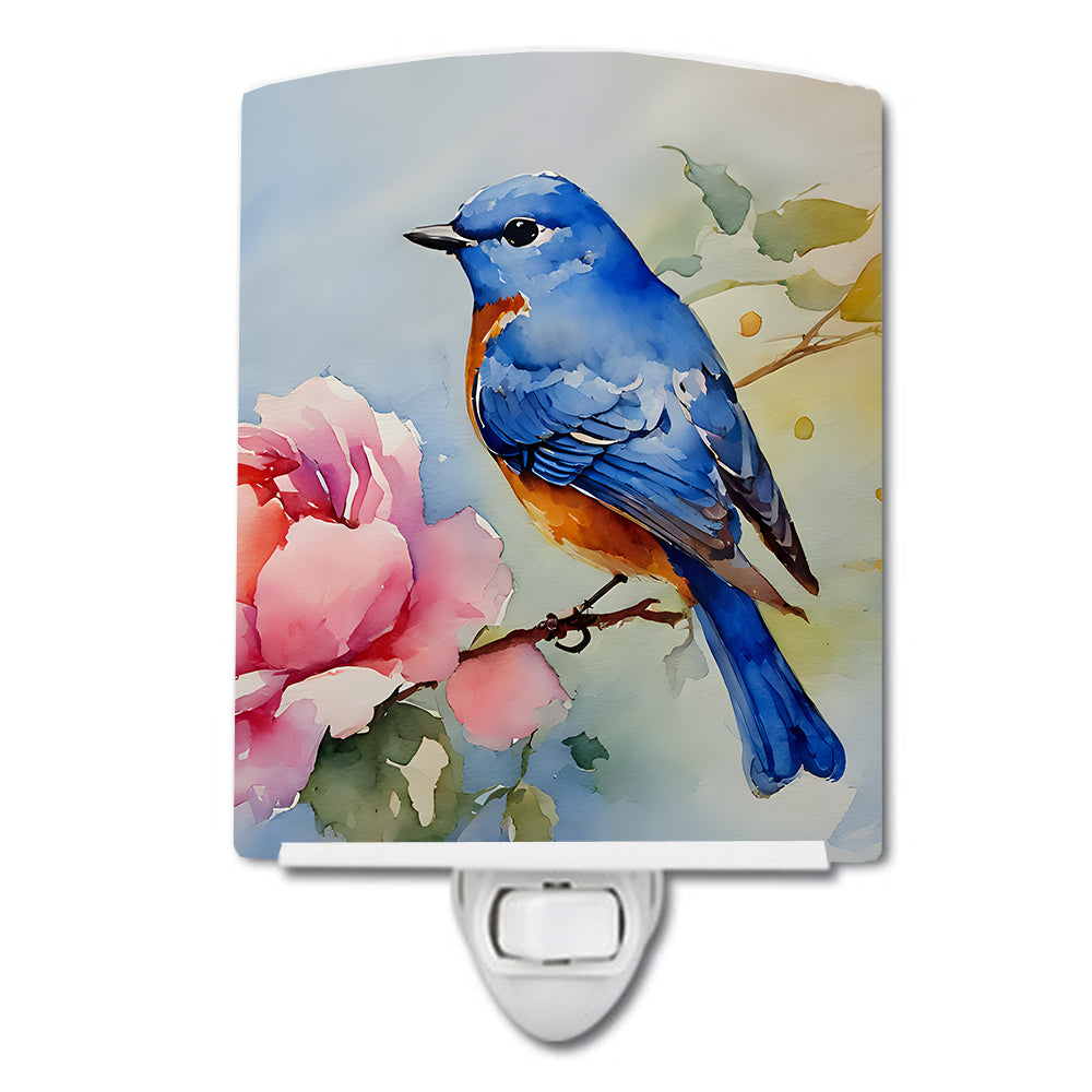 DAC3188CNL 6 x 4 in. Bluebird Ceramic Night Light