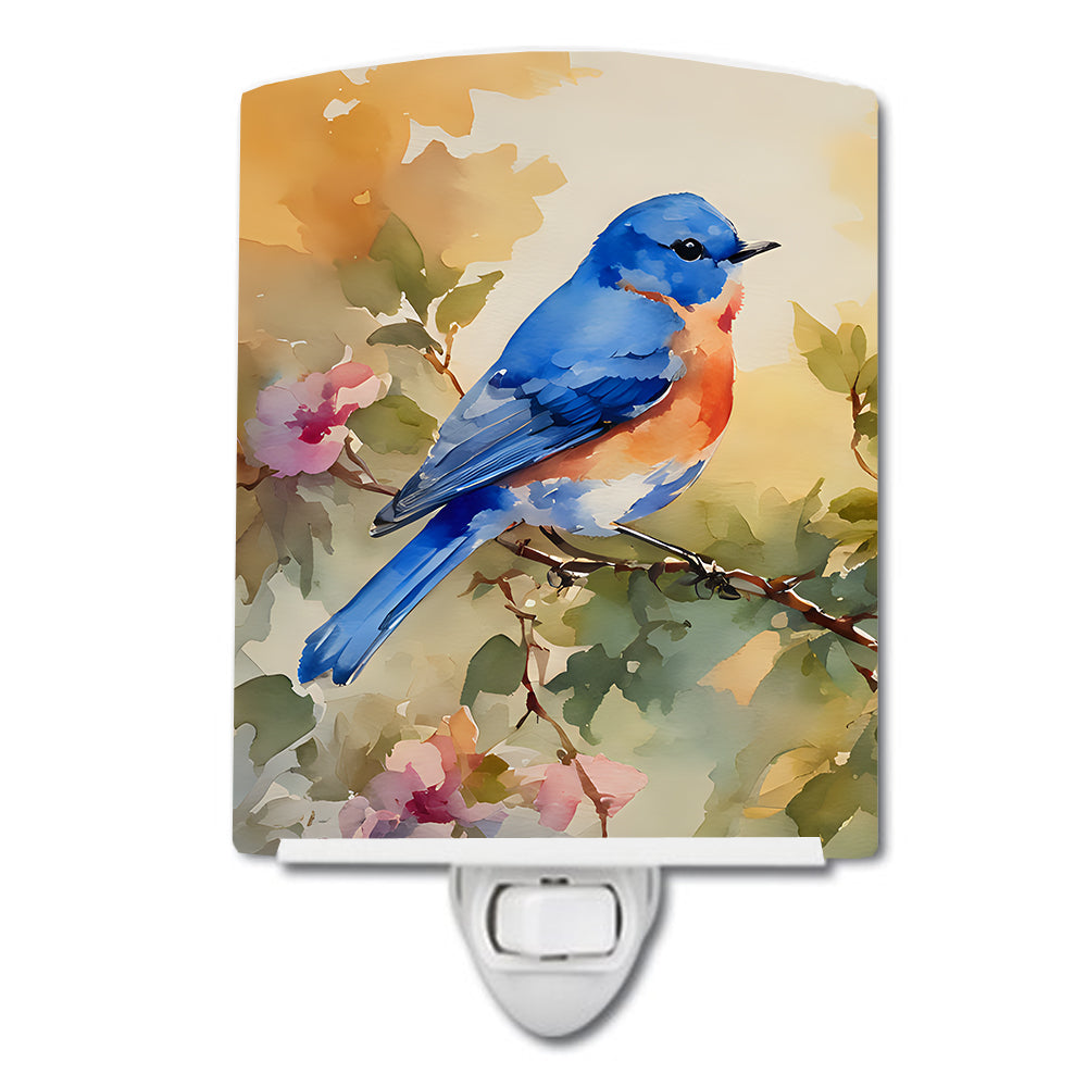 DAC3191CNL 6 x 4 in. Bluebird Ceramic Night Light