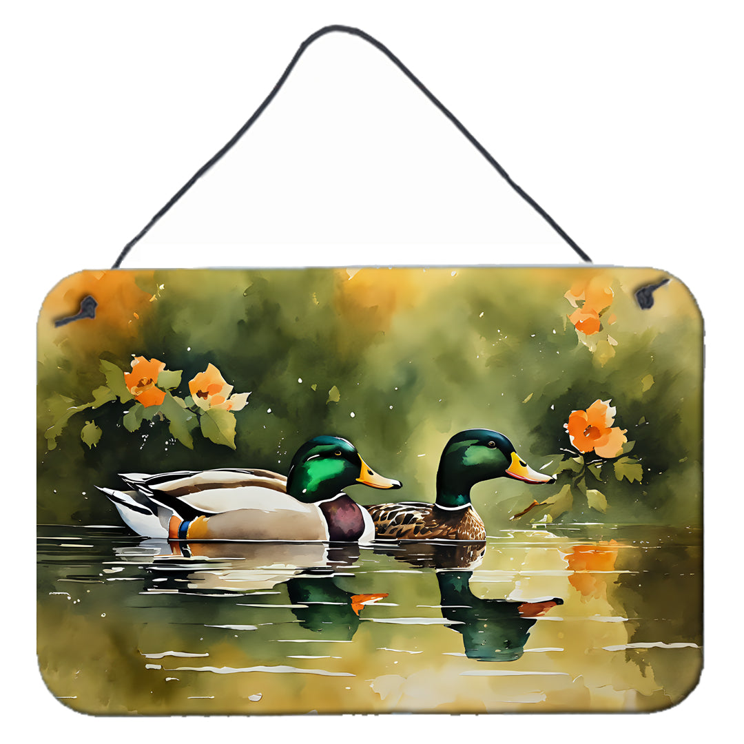 DAC3237DS812 12 x 8 in. Mallard Wall or Door Hanging Prints