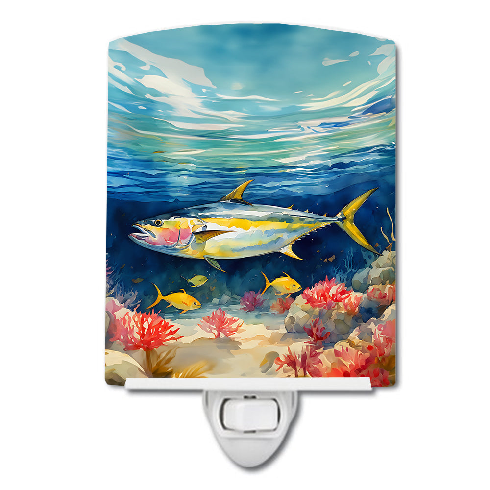DAC2842CNL 6 x 4 in. Yellowfin Tuna Ceramic Night Light