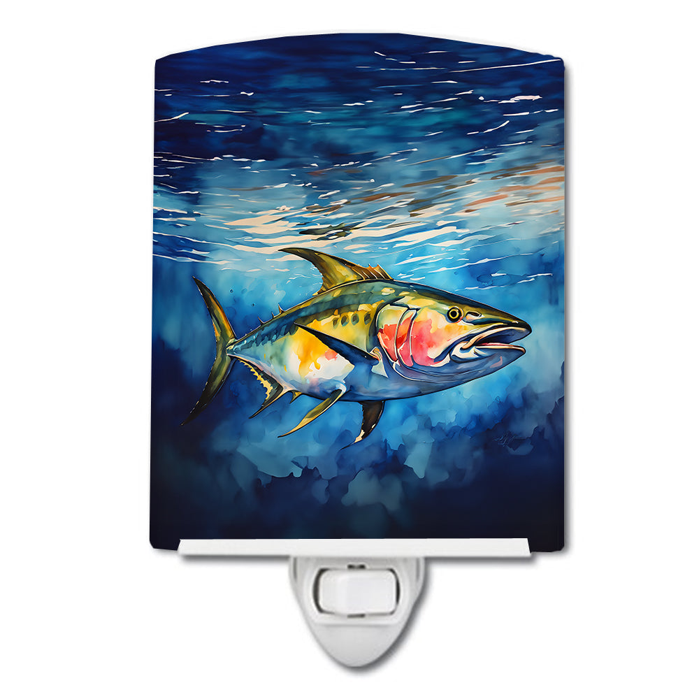 DAC2844CNL 6 x 4 in. Yellowfin Tuna Ceramic Night Light