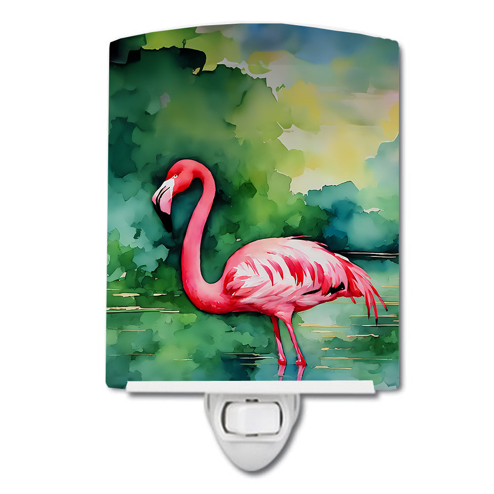 DAC2858CNL 6 x 4 in. Flamingo Ceramic Night Light
