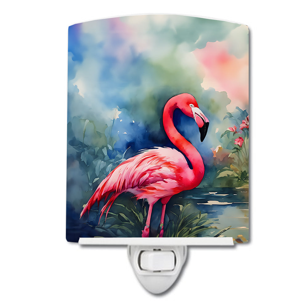 DAC2859CNL 6 x 4 in. Flamingo Ceramic Night Light