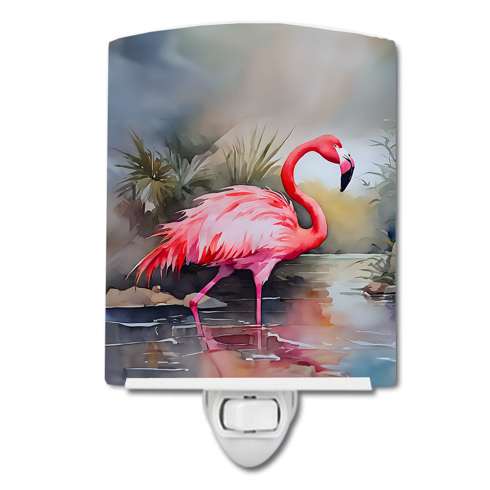 DAC2860CNL 6 x 4 in. Flamingo Ceramic Night Light