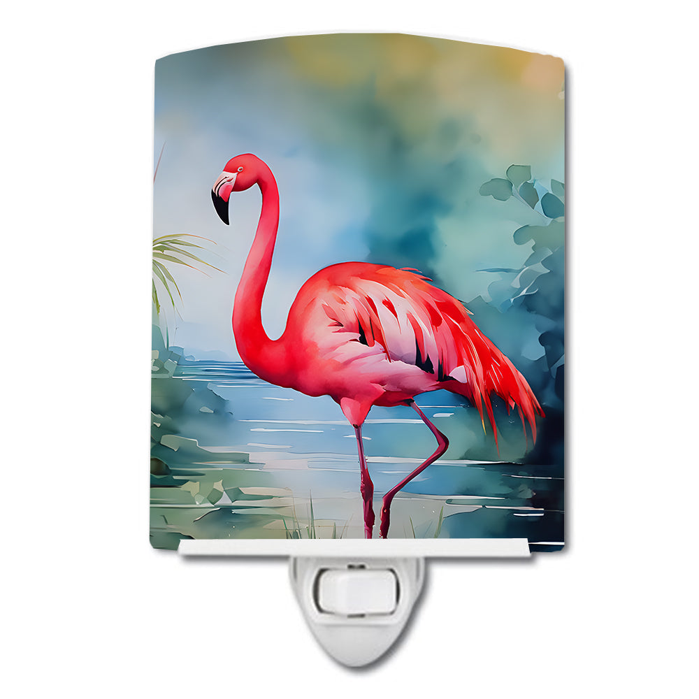 DAC2861CNL 6 x 4 in. Flamingo Ceramic Night Light