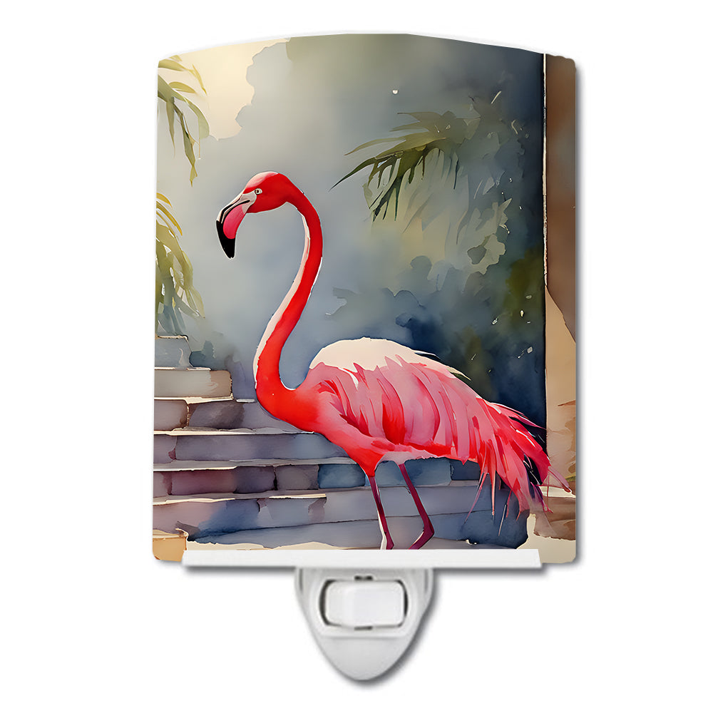 DAC2862CNL 6 x 4 in. Flamingo Ceramic Night Light