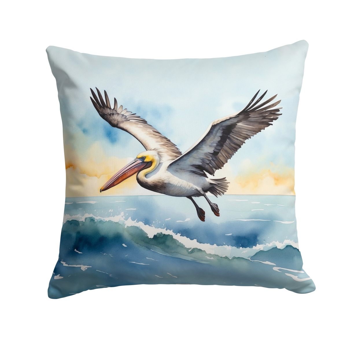 DAC7514PW1414 14 x 14 in. Pelican Soaring Throw Pillow