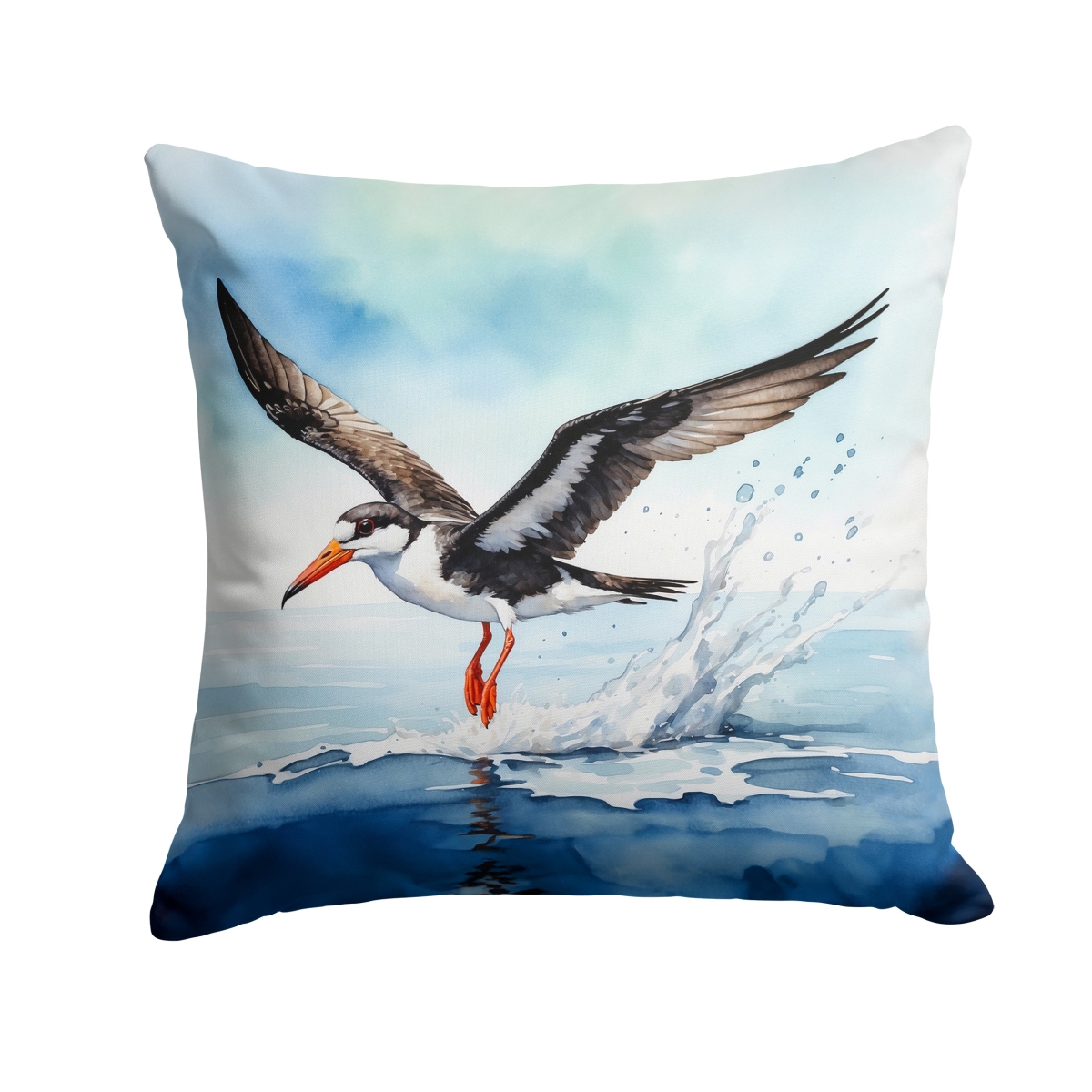 DAC7515PW1414 14 x 14 in. Black Skimmer Throw Pillow