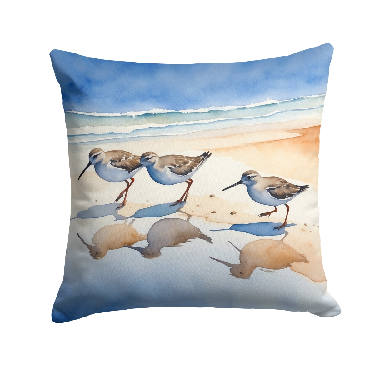 DAC7528PW1414 14 x 14 in. Sandpipers Throw Pillow