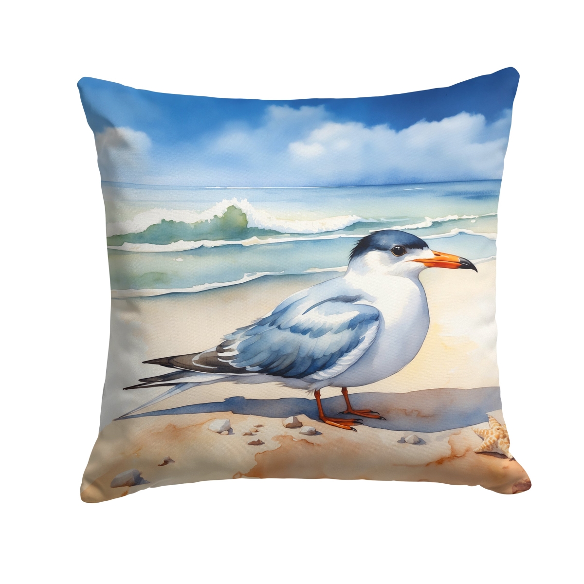 DAC7529PW1414 14 x 14 in. Tern Resting Throw Pillow