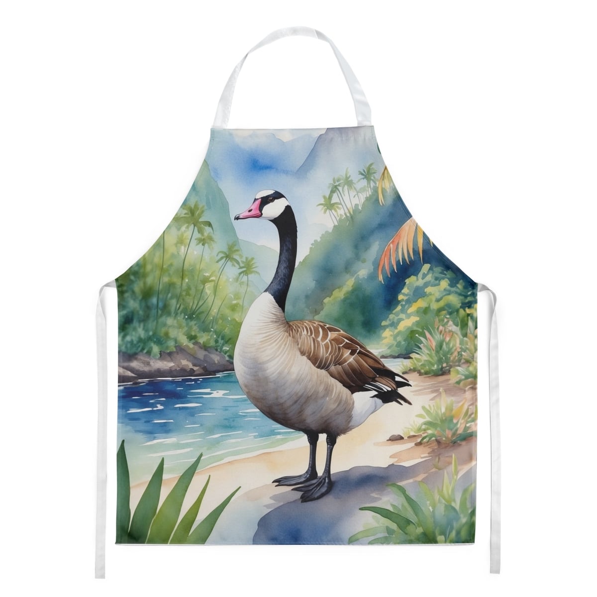 DAC7432APRON 30 x 27 in. Hawaii Hawaiian Goose Apron