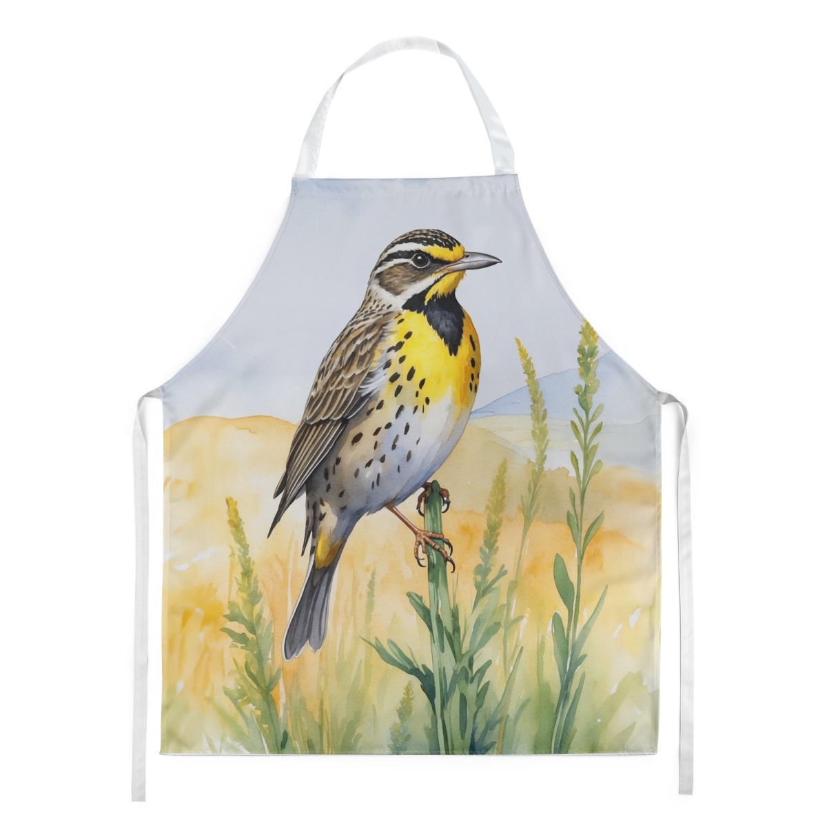 DAC7446APRON 30 x 27 in. Nebraska Western Meadowlark Apron