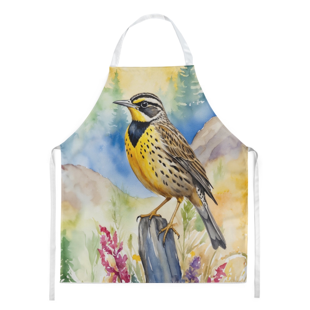 DAC7453APRON 30 x 27 in. Oregon Western Meadowlark Apron