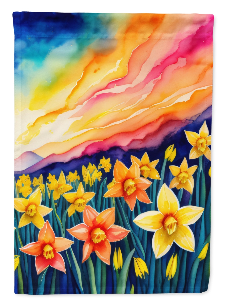 Daffodils Garden Flag - Multicolor - 15.5 x 11.25 in. - Weatherproof