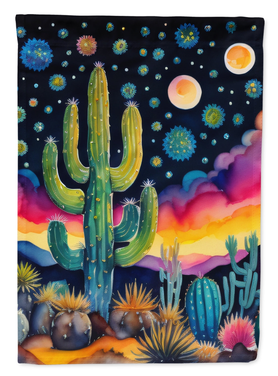DAC1455GF 15.5 x 11.25 in. Queen of the Night Cactus in Color Garden Flag