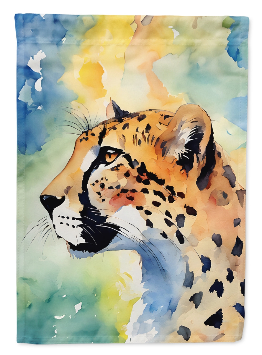 Cheetah House Flag - Multicolor - 40 x 28 in. - Durable Polyester