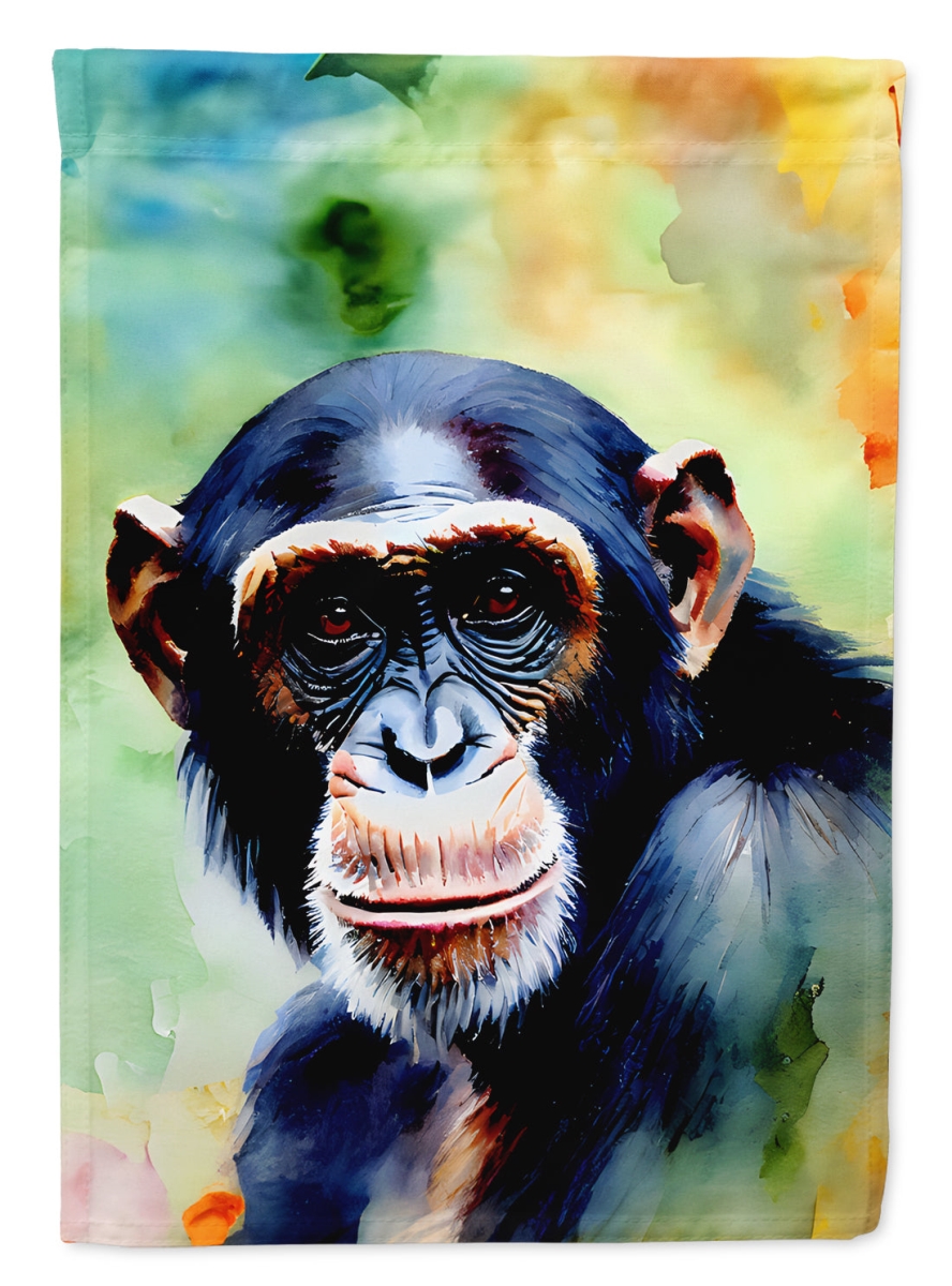 DAC2896CHF 40 x 28 in. Chimpanzee House Flag