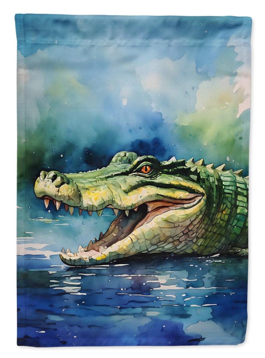 DAC2898CHF 40 x 28 in. Crocodile House Flag