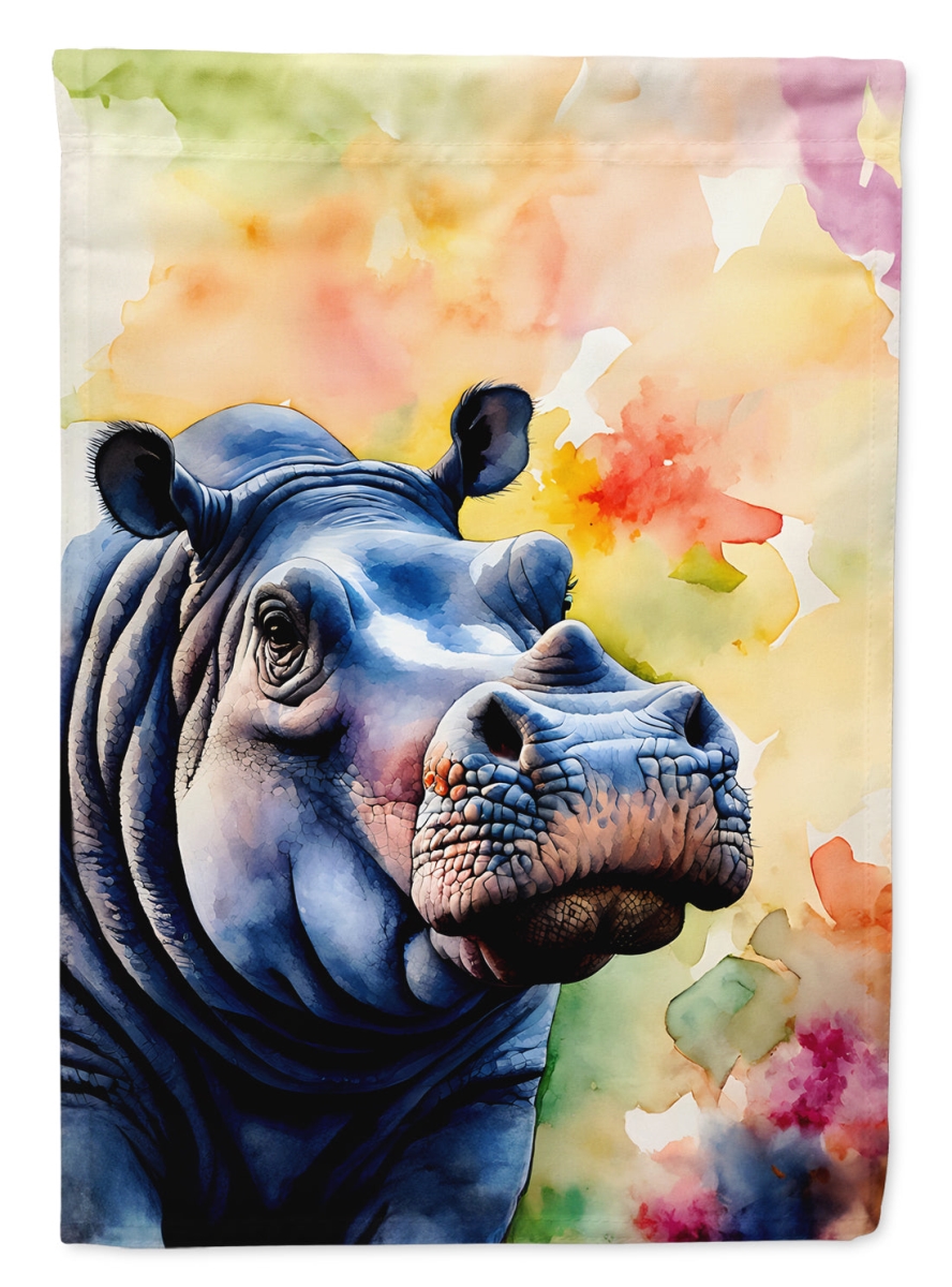 DAC2931CHF 40 x 28 in. Hippopotamus House Flag