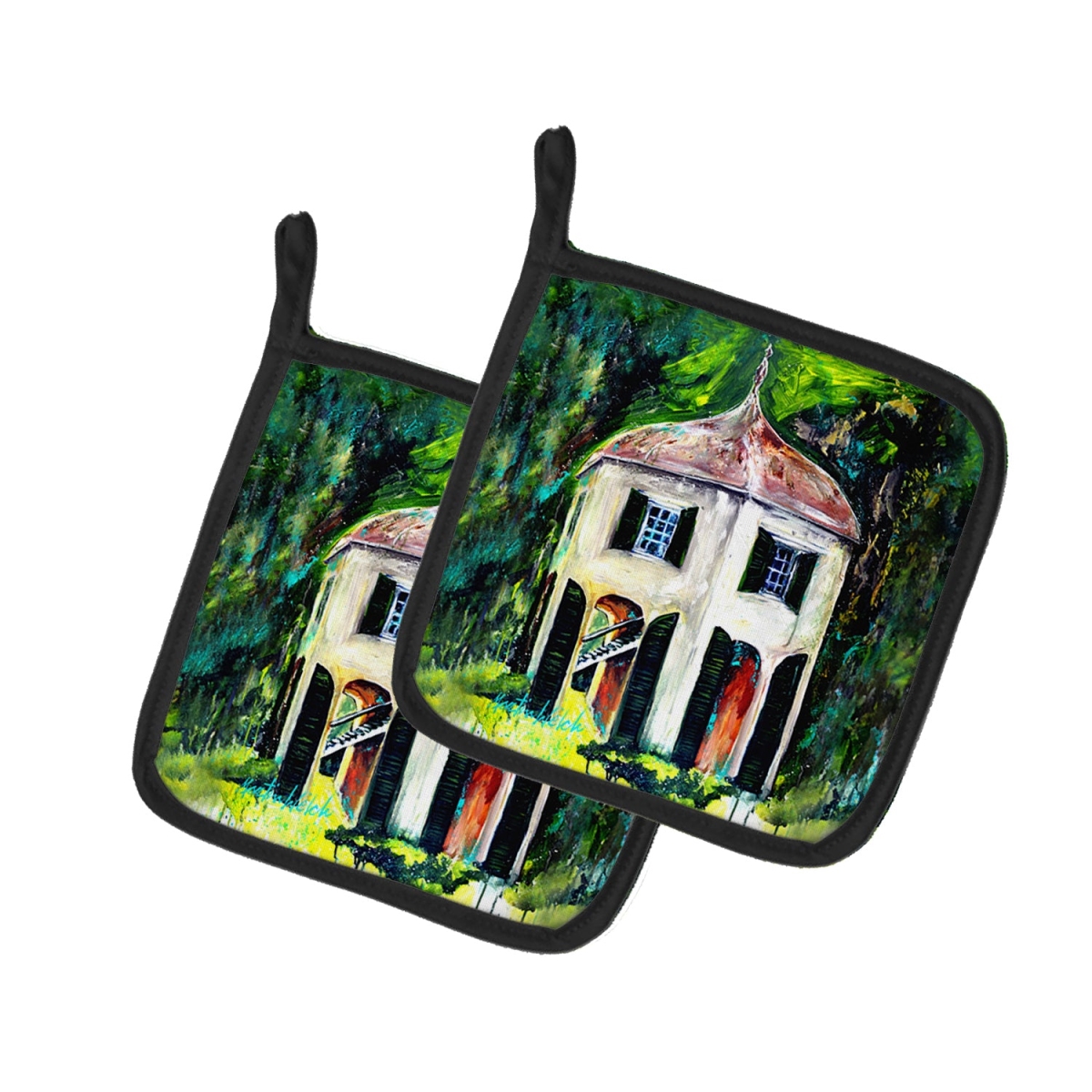 Batchelors Pad Garsoniere Pot Holders - Multicolor - Set of 2 - Insulated