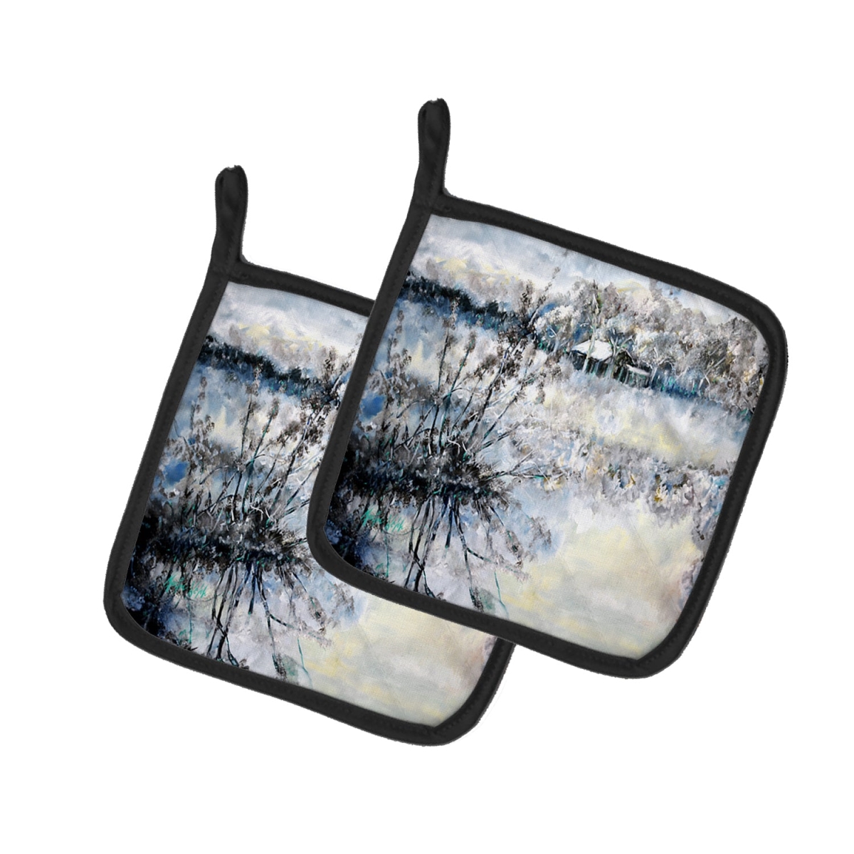 Picture of Carolines Treasures MW2050PTHD 7.5 x 7.5 in. Early Morning Pot Holders - Set of 2