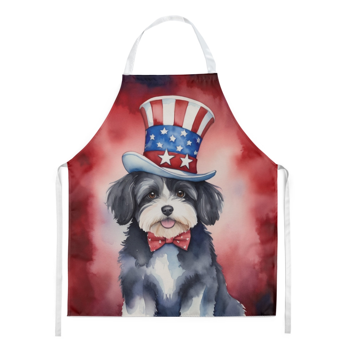 Picture of Carolines Treasures DAC5733APRON 30 x 27 in. Havanese Patriotic American Apron