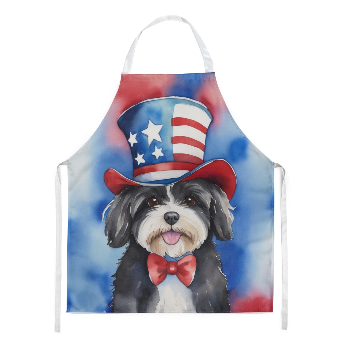 Picture of Carolines Treasures DAC5734APRON 30 x 27 in. Havanese Patriotic American Apron