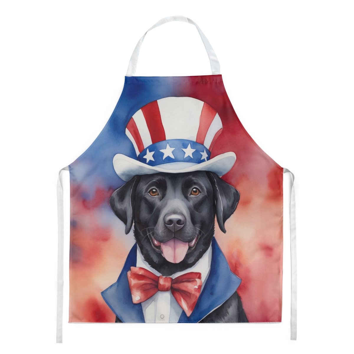 Picture of Carolines Treasures DAC5746APRON 30 x 27 in. Labrador Retriever Patriotic American Apron
