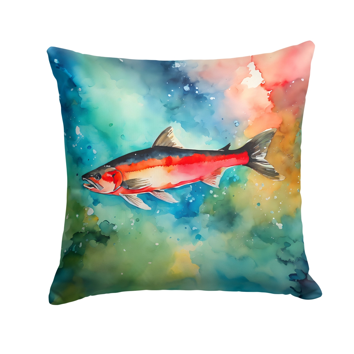 DAC2817PW1414 14 x 14 in. Salmon Throw Pillow
